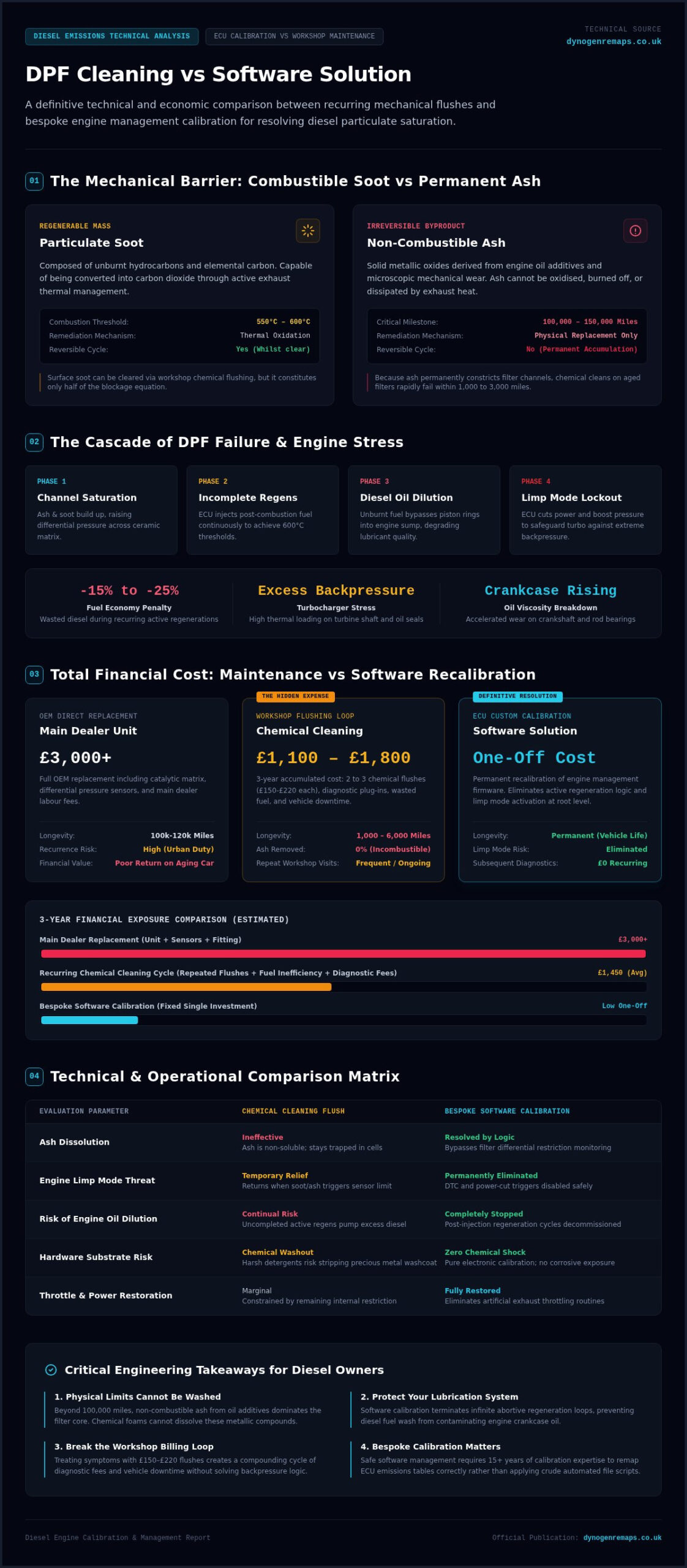 Cost of DPF Cleaning vs Software Solution: The Professional Reliability Guide